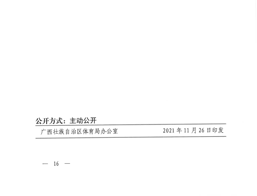 自治区体育局关于印发《广西壮族自治区体育赛事活动管理办法（试行）》的通知(图16)